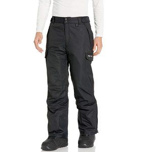 NWT ArctiX Men's Insulated Cargo Ski Snowboard Snow Pants Size XL Black $75 N47